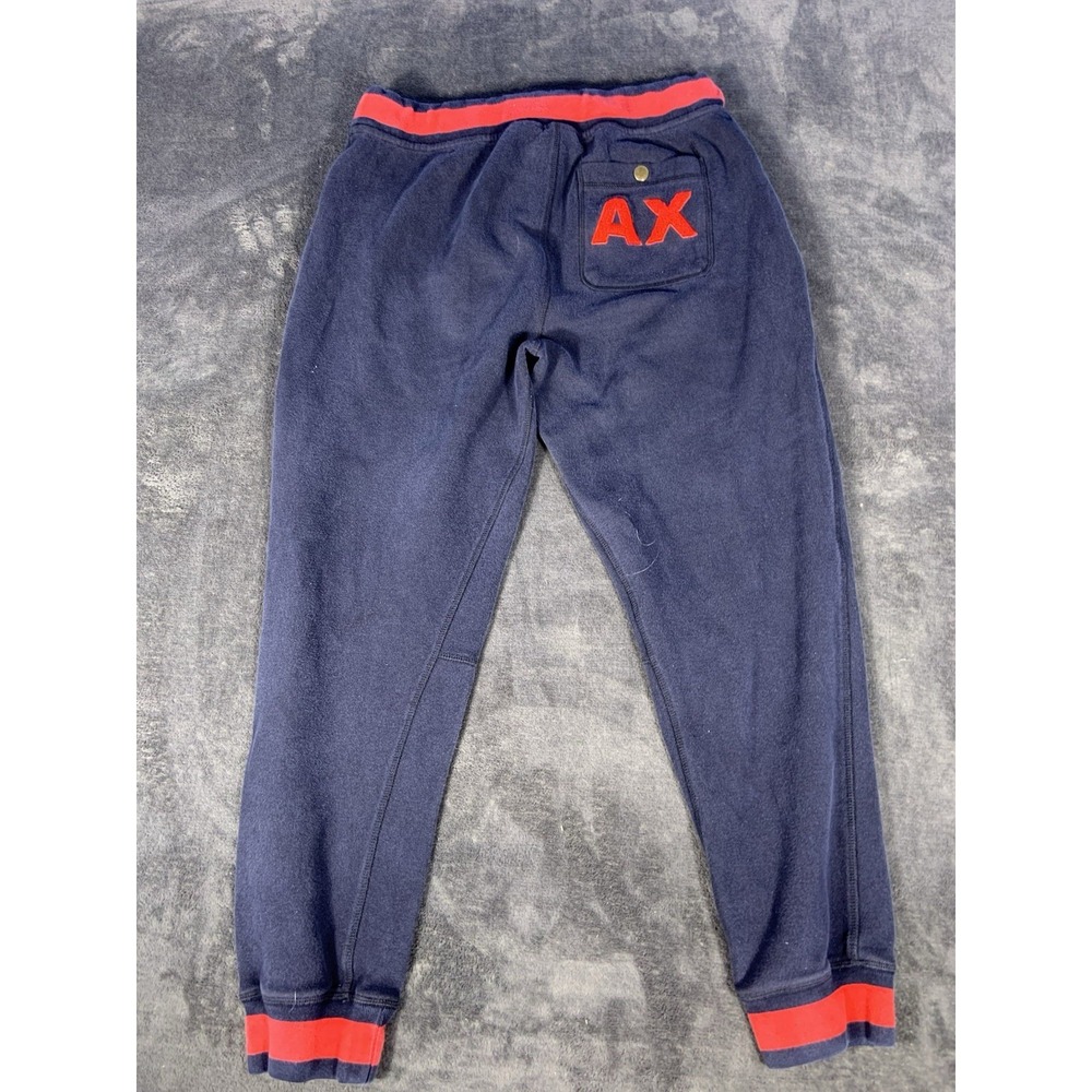 Armani Exchange Blue/Red Jogger Sweatpants Tapered Women's Size Small